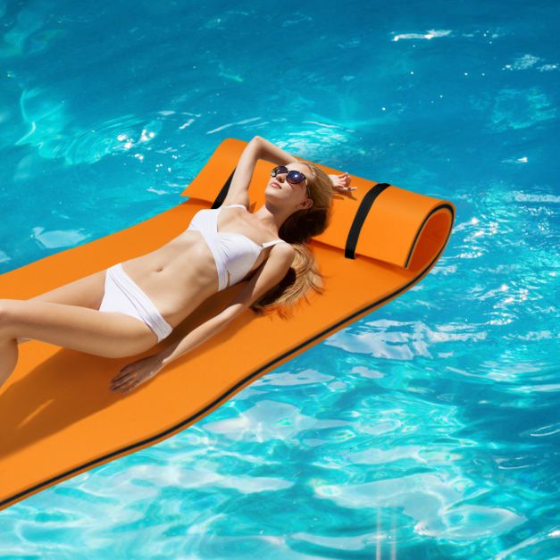 Coast Watermat Drijfmat - Max. 60 kg - 210 x 66 kg - Oranje