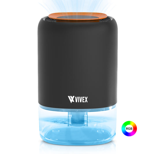 Vivex Luchtontvochtiger - AirDry Pro - 600ml/Dag - Stil - RGB LED - Luchtreiniger