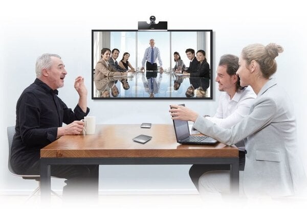 Yealink - Video Conferencing Kit VDK500 - Full HD & 5x Optische Zoom - Met Draadloze Micpods & WPP20 Wireless Pod - Metaal & Kunststof - Zilver & Zwart