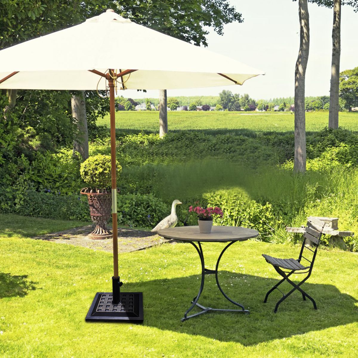 Coast Parasolvoet - Gietijzer - 44 x 44 x 33 cm - Brons